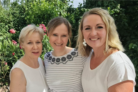 Familienbesucherinnen für die Gemeinde Engelsbrand Susanne Kälber, Christine Ihly, Julia Stallhofer, v.l.