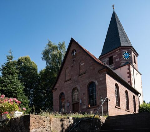 Antoniuskirche in Engelsbrand, erbaut 1486